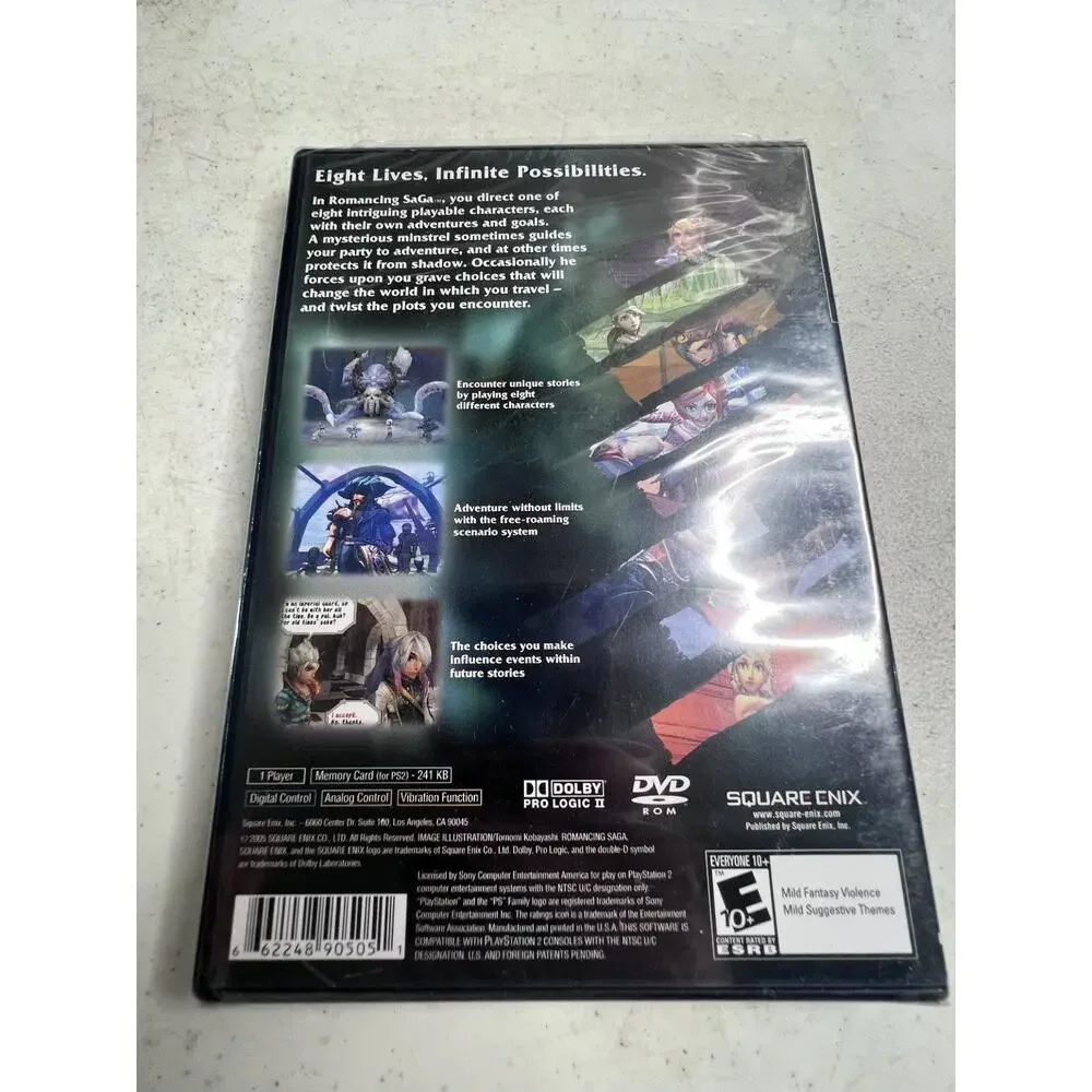 Romancing SaGa PlayStation 2 Video Game RPG Adventure
